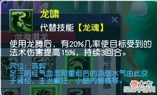 手游资讯，深入解析梦幻西游龙鲤的龙威技能