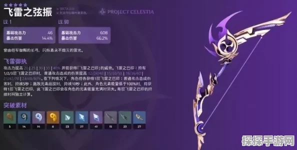 原神五星弓箭极致输出——飞雷之弦振属性详解