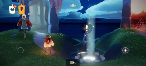 手游资讯，揭秘光遇捂嘴笑先祖位置