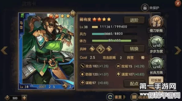 率土之滨手游资讯，揭秘三马阵容的强势搭配