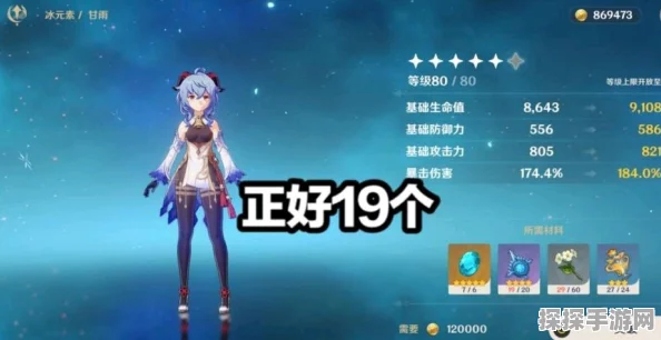 原神甘雨角色突破材料全解析，助力玩家轻松养成