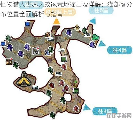 怪物猎人世界大蚁冢荒地猫部落探寻指南