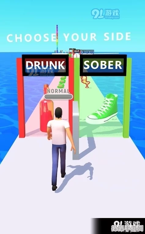 醉酒跑酷手游震撼发布，另类搞笑休闲新体验等你来挑战！