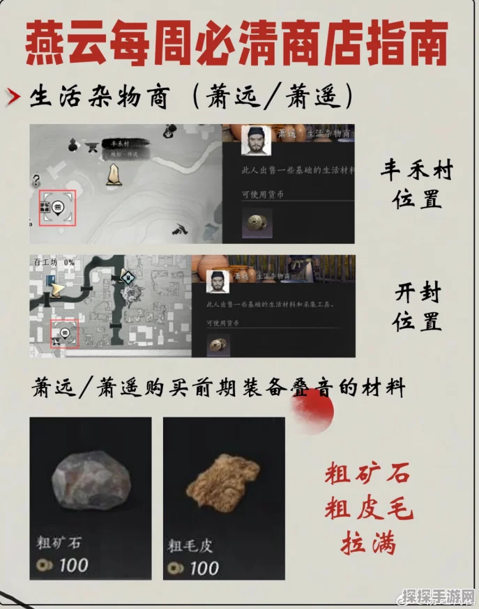 燕云十六声超值必买商品大揭秘