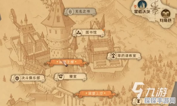手游资讯，哈利波特魔法觉醒新版本揭秘——霍格沃茨厨房位置全解析