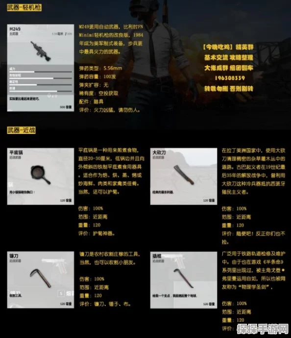 绝地求生大逃杀，武器秘籍全解析