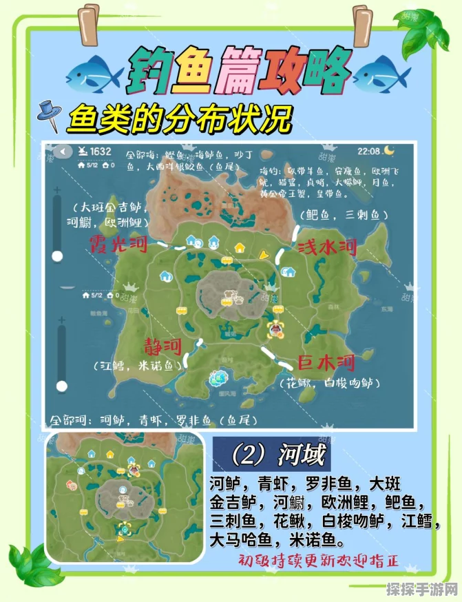 心动小镇手游，全面揭秘海鱼钓鱼位置与技巧