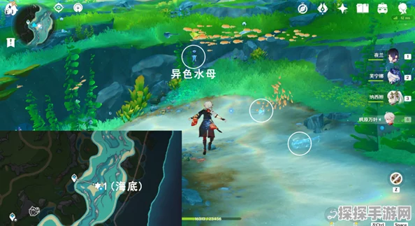 原神手游资讯，探索奇怪鳗鱼宝箱位置全攻略