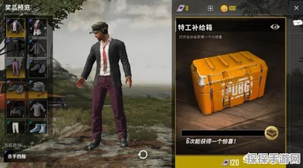 绝地求生刺激战场，揭秘补给箱稀有服饰获取攻略