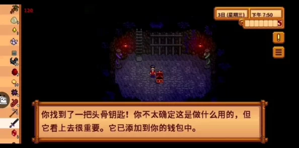 手游资讯，星露谷物语头骨钥匙的神秘用途揭晓