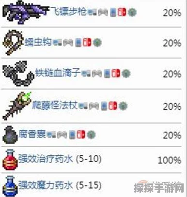 泰拉瑞亚九头蛇法杖，最佳前缀深度解析