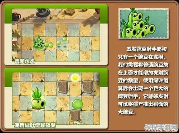 手游资讯，植物大战僵尸豌豆荚使用攻略及版本更新详解