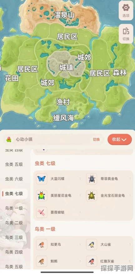 心动小镇满级捕虫全攻略，售价与地图详解