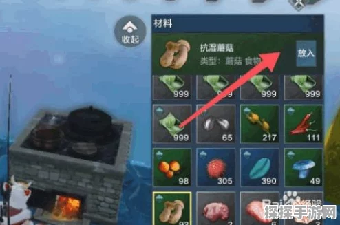 妄想山海手游美食制作指南，烤蘑菇与蘑菇汤的完美烹饪