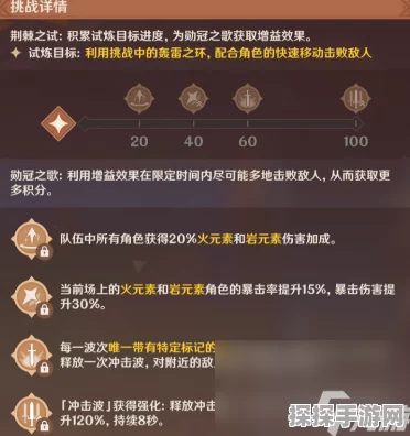 原神荆棘与勋冠第四关满分通关秘籍大揭秘