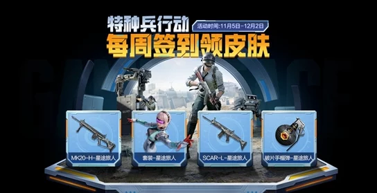 和平精英星途旅人手雷新攻略，签到助力免费获取，科技感爆棚皮肤实测体验