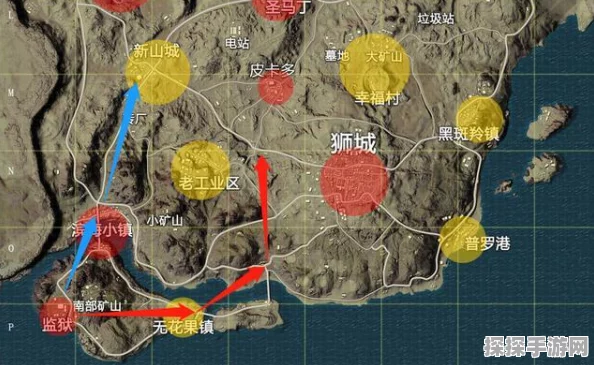 刺激战场沙漠地图断城攻略，战术与资源全解析