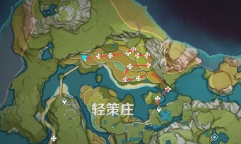 原神霓裳花全攻略，精准获取与详细分布图