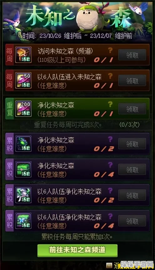 DNF 未知森林畅玩秘籍，全方位详细攻略指南