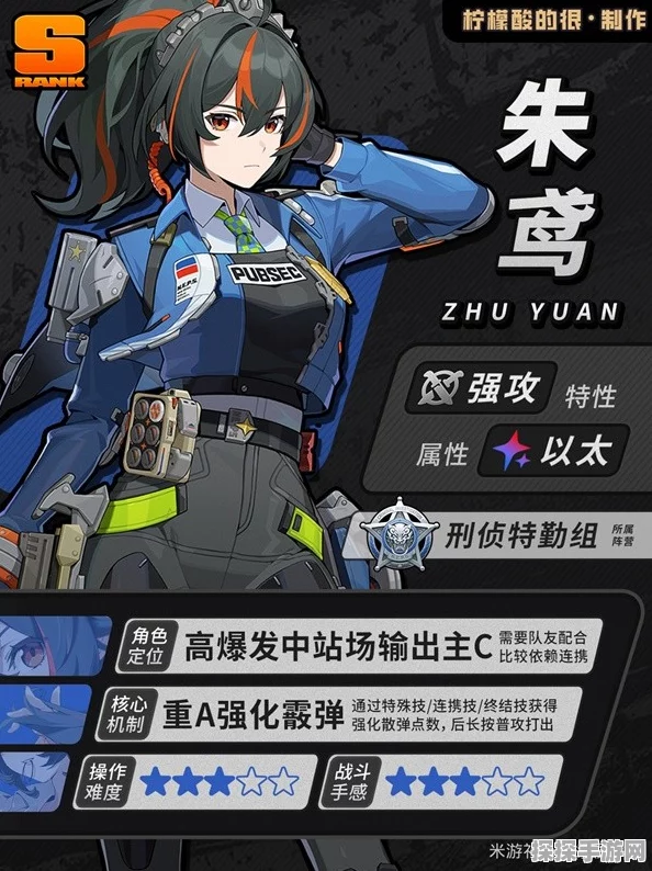 绝区零，朱鸢培养必备材料全揭秘