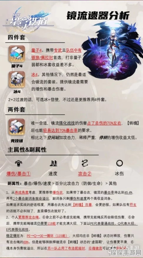 星穹铁道镜流遗器推荐，解锁全新战斗体验的手游资讯