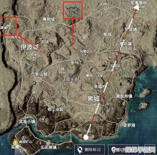 和平精英沙漠地图机密，高清分布图与固定刷新点全解析