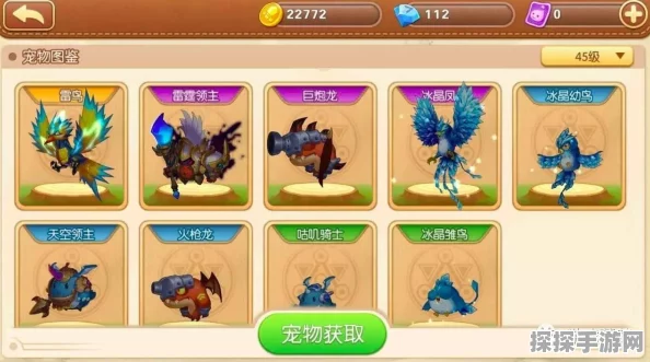 手游资讯，弹弹堂50级宠物终极对决，揭秘你的最强战宠！