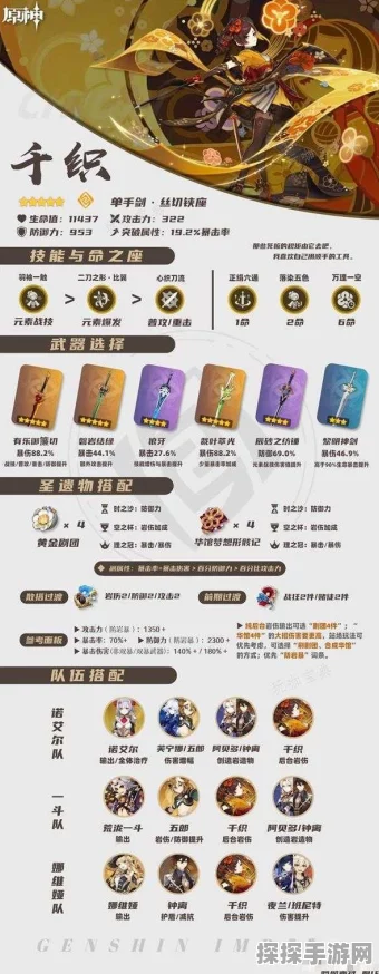 手游资讯，原神试作斩岩最佳适配角色深度解析