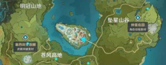 原神手游资讯，全面揭秘蒙德地灵龛位置