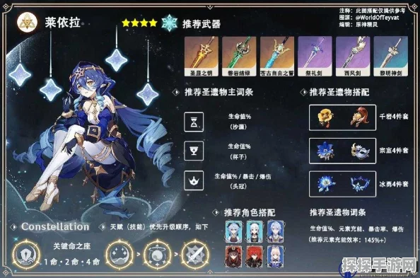原神现版本莱依拉强度深度解析，四星冰辅盾量可观但功能略显单一
