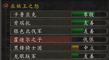 魔兽世界霍迪尔之子声望任务全攻略