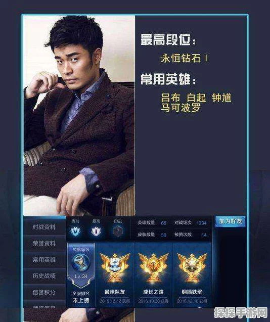 王者荣耀星光璀璨，揭秘明星玩家的段位之谜