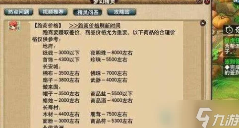 梦幻西游手游跑商全攻略，助你成为商界翘楚