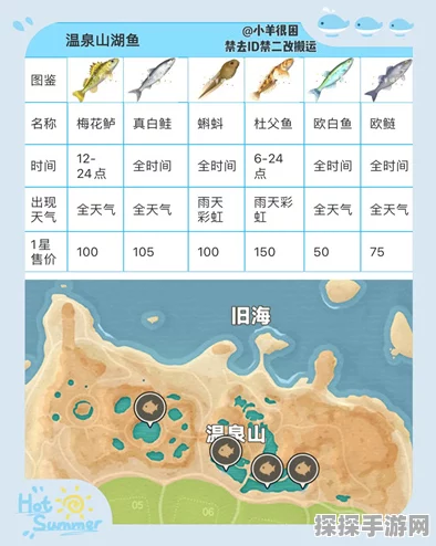 心动小镇10级钓鱼图鉴大全，解锁全新钓鱼体验，探索深海奥秘