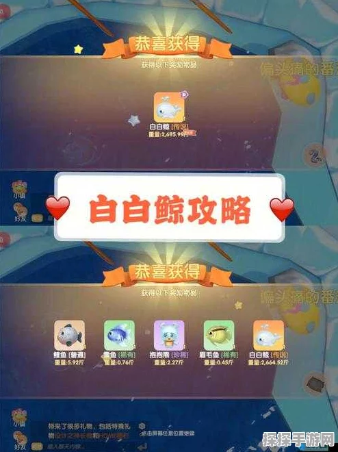 摩尔庄园手游，探寻白白鲸的钓鱼秘境与装备攻略