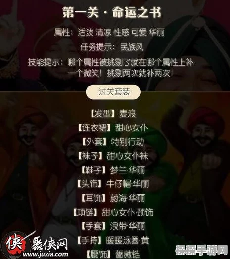 奇迹暖暖风渊传奇答题选择攻略深度解析与手游资讯速递