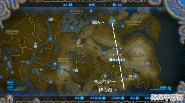 手游资讯，揭秘塞尔达传说贤者之神殿遗迹宝箱位置