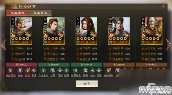 三国志战棋版孟优阵容搭配全攻略