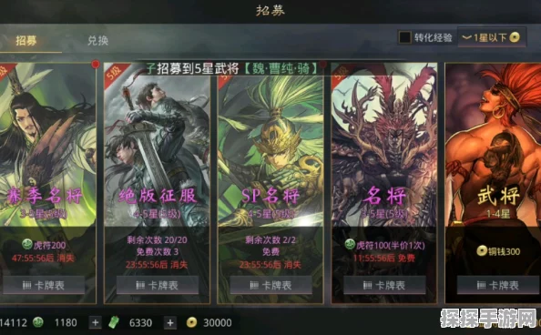 率土之滨征服赛季EX卡包策略优化与改进深度探讨
