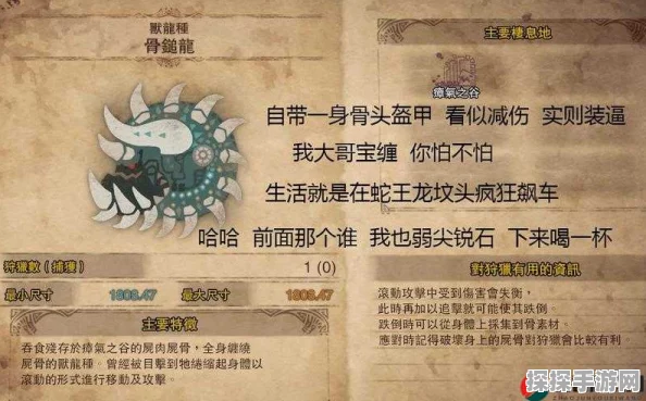 怪物猎人世界岩骨锤II图鉴深度解析