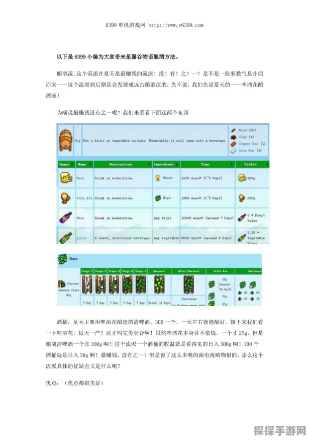手游资讯，星露谷物语酒桶解锁条件全面解析
