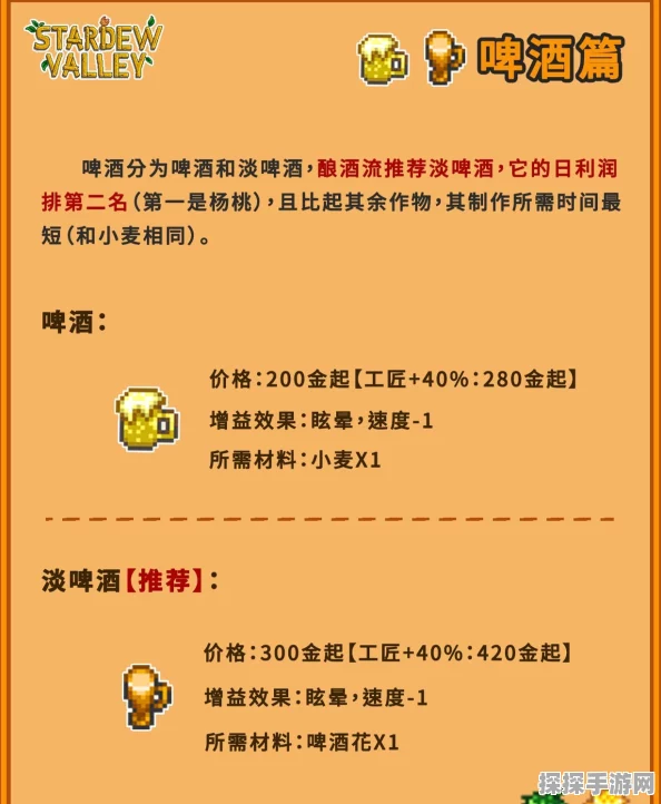 手游资讯，星露谷物语酒桶解锁条件全面解析