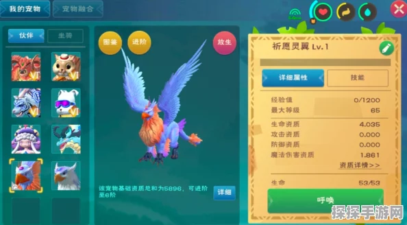 手游资讯，深入解析创造与魔法灵翼资质范围