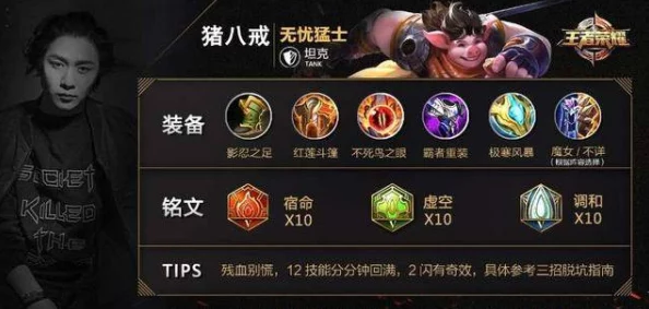 王者荣耀猪八戒最强出装铭文全解析