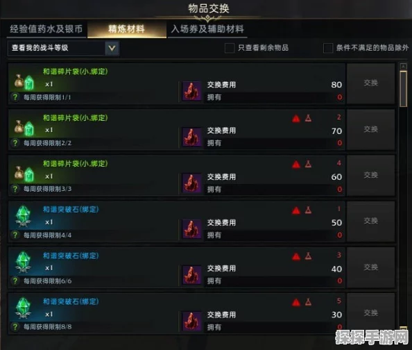 命运方舟物品等级提升全攻略