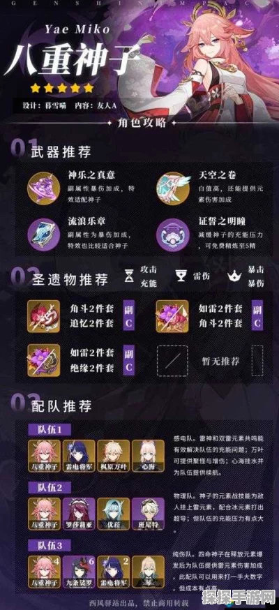 原神手游资讯，深度解析八重神子技能