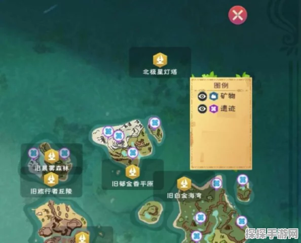手游资讯，创造与魔法阳光岛物资分布图全面解析