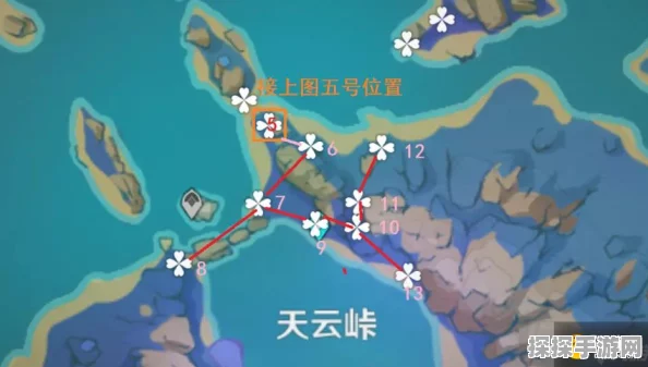 原神天云草实采集路线全攻略