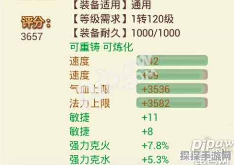 大话西游手游120级装备全解析与实用性分析
