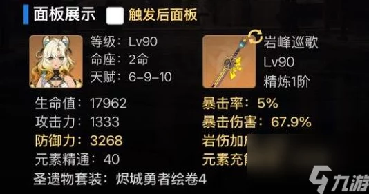 原神希诺宁毕业面板属性全解析，助力玩家打造顶级角色